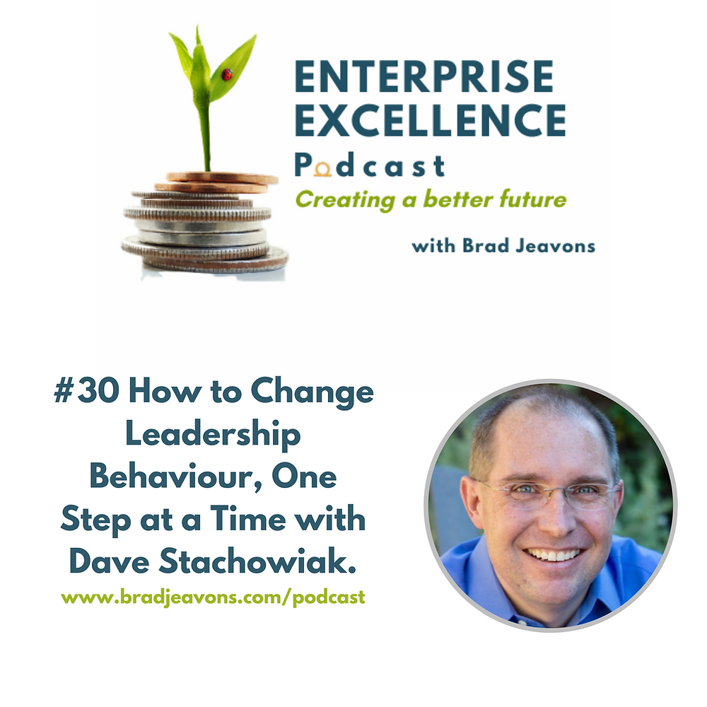 #30 How to Change Leadership Behaviour, One at a Time with Dave Stachowiak.