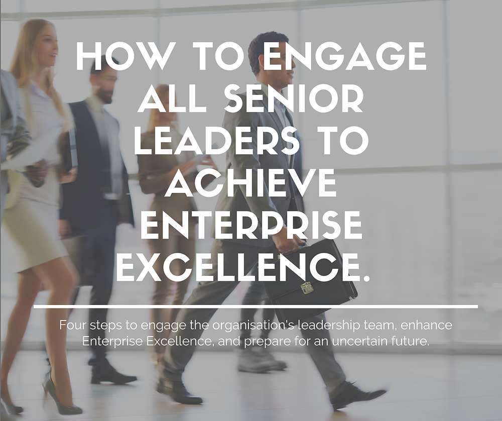 How to Engage All Senior Leaders to Achieve Enterprise Excellence